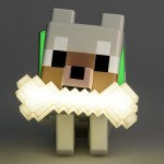 Paladone minecraft wolf globuddies 3d colour changing light, officially licensed led PP14761MCF 5056577758337