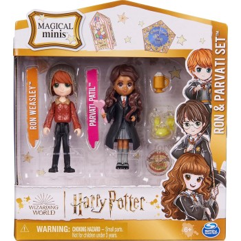 Spin master wizarding world harry potter: ron & parvati set magical minis (6064902) 6064902 778988431818