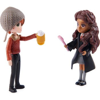Spin master wizarding world harry potter: ron & parvati set magical minis (6064902) 6064902 778988431818