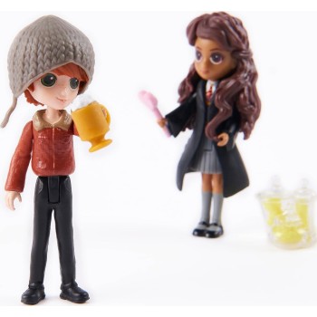 Spin master wizarding world harry potter: ron & parvati set magical minis (6064902) 6064902 778988431818