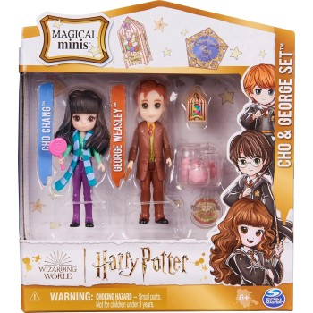 Spin master wizarding world harry potter: magical minis - cho & george set (6064901) 6064901 778988431801