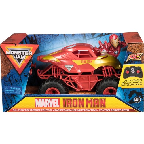 Spin master marvel monster jam: iron man - rc vehicle 1:24th (6069959) 6069959 681147014824