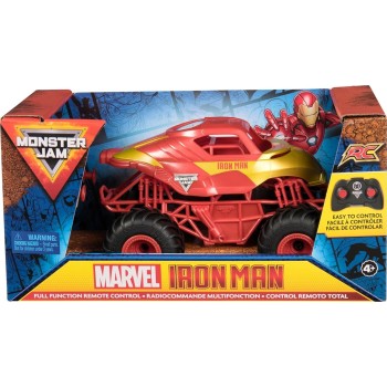 Spin master marvel monster jam: iron man - rc vehicle 1:24th (6069959) 6069959 681147014824