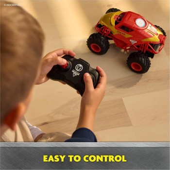 Spin master marvel monster jam: iron man - rc vehicle 1:24th (6069959) 6069959 681147014824