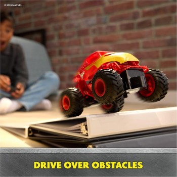 Spin master marvel monster jam: iron man - rc vehicle 1:24th (6069959) 6069959 681147014824