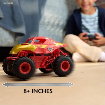 Spin master marvel monster jam: iron man - rc vehicle 1:24th (6069959) 6069959 681147014824