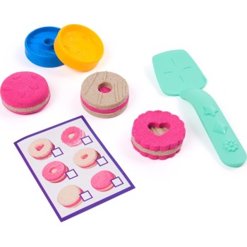 Spin Master kinetic sand, cookie jar set with 227 g  sand 2 colours, 1 tool and 2 shape 6071549 681147043039