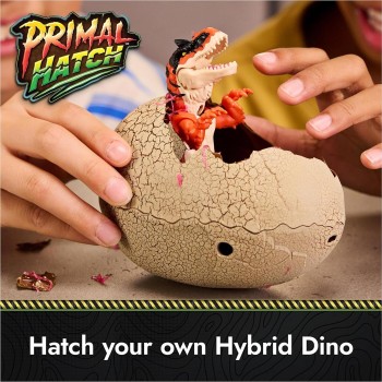 Spin master primal hatch: dino - hybrid hatchers playset (6075091) 6075091 681147098916