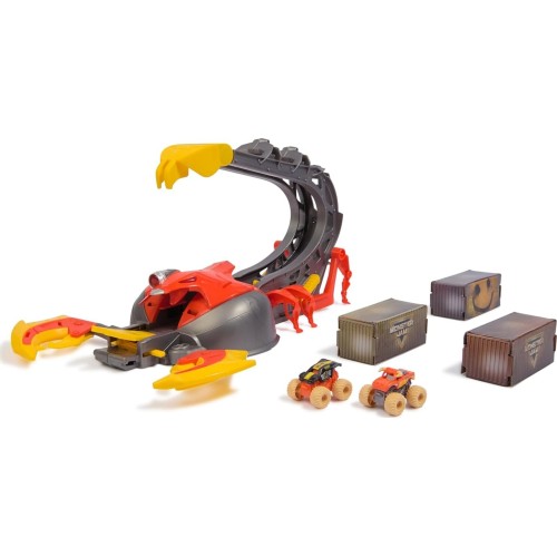 Spin Master monster jam, el  loco venom velocity scorpion playset, mini jams, 2 exclusi 6069752 681147012356