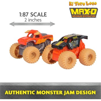 Spin Master monster jam, el  loco venom velocity scorpion playset, mini jams, 2 exclusi 6069752 681147012356