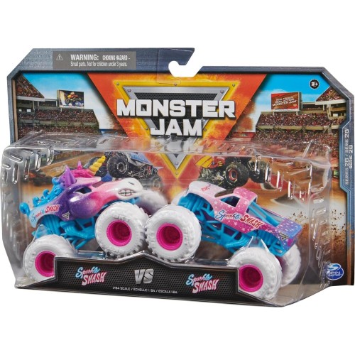 Spin Master monster jam -  monster jam pack of two with authentic monster trucks in sca 6064128 778988380574