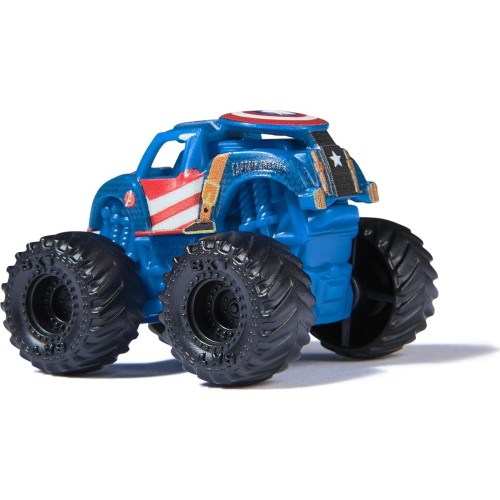 Marvel Avengers Spin master marvel monster jam: mini jams - iron man / venom / the amazing spider-man 3 pack bundle (20149558) 6