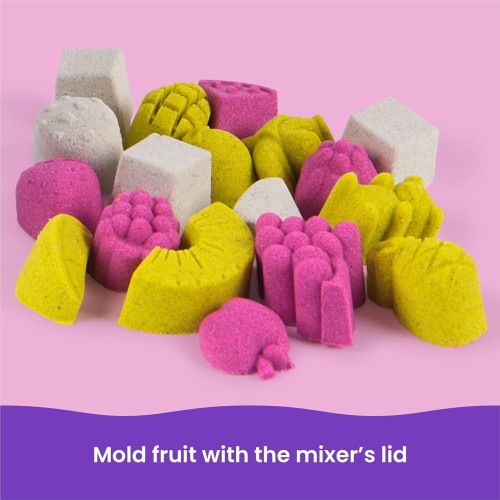 Spin Master kinetic sand, smoothie mixer  with 14 oz play sand, tools and popsicle moul 6075121 681147099616