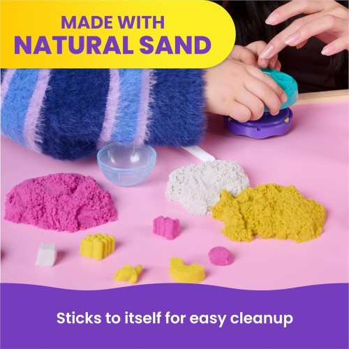 Spin Master kinetic sand, smoothie mixer  with 14 oz play sand, tools and popsicle moul 6075121 681147099616