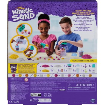 Spin Master kinetic sand, smoothie mixer  with 14 oz play sand, tools and popsicle moul 6075121 681147099616