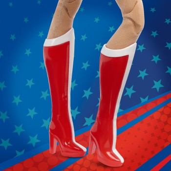 Mattel Marvel Avengers Wonder Woman Collectible Doll In Red And Blue Tank Suit With Golden Accessories And Lasso JBJ36 194735261