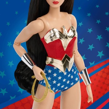 Mattel Marvel Avengers Wonder Woman Collectible Doll In Red And Blue Tank Suit With Golden Accessories And Lasso JBJ36 194735261