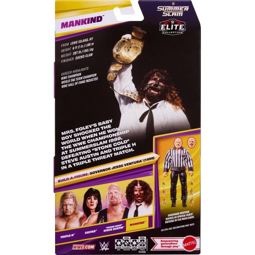 mattel wwe live event elite φιγούρες wwe summerslam mankind action fi HVF76 / JHX81 194735337484