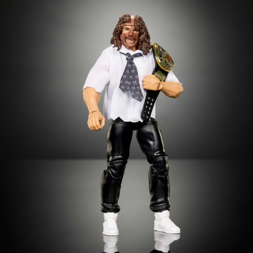 Mattel WWE Elite Collection Premium Live Event Mankind Action Figure Set, Summerslam Series Collectible HVF76 / JHX81 1947353374
