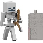 Mattel Minecraft Skeleton Action Figure & Accessory Set, 3.25-inch Scale Collectible Toy & Building Piece GTP08 / JJR93 19473534