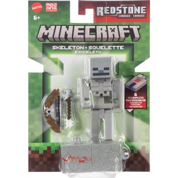 Mattel Minecraft Skeleton Action Figure & Accessory Set, 3.25-inch Scale Collectible Toy & Building Piece GTP08 / JJR93 19473534