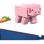 Mattel Minecraft Pig Action Figure & Accessory Set, 3.25-inch Scale Collectible Toy With Building Piece GTP08 / JJR96 1947353410