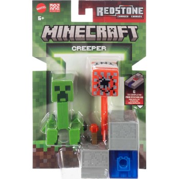 mattel minecraft - φιγούρες 8εκ. minecraft redstone charged creeper GTP08 / JJR92 194735341153