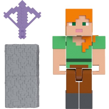 mattel minecraft - φιγούρες 8εκ. mc 3.25 alex GTP08 / JJR91 194735341092