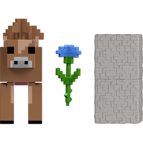 mattel minecraft - φιγούρες 8εκ. mc 3.25 brown mooshroom GTP08 / JJR95 194735341009