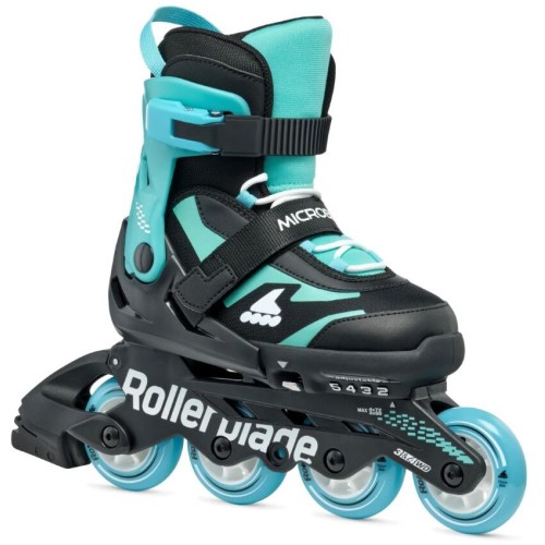 ROLLERBLADE microblade αυξομειούμενα πατίνια - μαύρο/γαλάζιο χρώμα μαύρο-γαλάζιο, μέγεθος 33-36.5 43.075153/BLK/LBLU/33 99857770