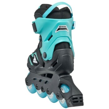 ROLLERBLADE Microblade Inline Skates - Black/blue Color Black-blue Size 33-36.5 43.075153/BLK/LBLU/33 9985777015857
