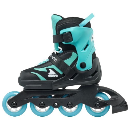 ROLLERBLADE Microblade Inline Skates - Black/blue Color Black-blue Size 28-32 43.075153/BLK/LBLU/28 9985777015840
