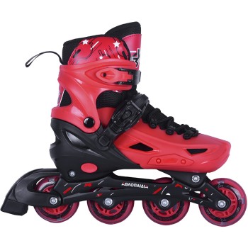 ΑΘΛΟΠΑΙΔΙΑ 3k αυξομειούμενα πατίνια/roller skates/παγοπέδιλα 3 σε 1 - κόκκινο χρώμα κόκκινο, μέγεθος 39-42 002.10306/RIS/RD/39 9