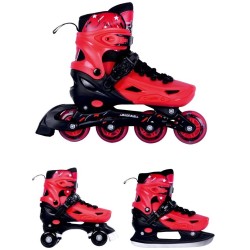 ΑΘΛΟΠΑΙΔΙΑ 3k 3 in 1 Roller Skates - Red 002.10306/RIS/RD/31 9985777014805