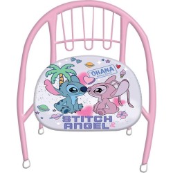 Diakakis imports Καρεκλακι Μεταλλικο 36χ35χ36εκ Stitch Girl 000565928 5205698823503