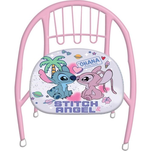 Diakakis imports Metallic chair 36x35x36cm Stitch Girl 000565928 5205698823503