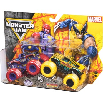 Spin Master Monster Jam: Vehicles 2 Pack 1:64 Marvel Assortment 6070555 681147026445