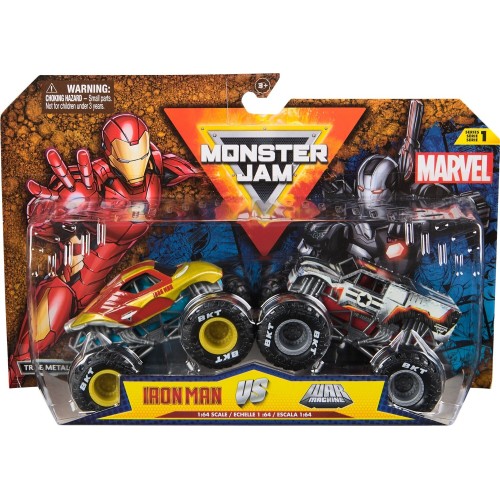 Spin Master Monster Jam: Vehicles 2 Pack 1:64 Marvel Assortment 6070555 681147026445
