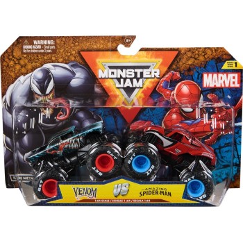 Spin Master Monster Jam: Vehicles 2 Pack 1:64 Marvel Assortment 6070555 681147026445