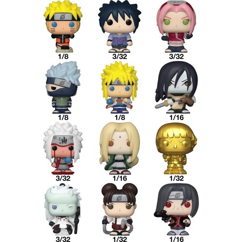 Funko Bitty Pop! Singles: Naruto Shippuden Blind Bag/Random  Vinyl Figure 89868 889698898683