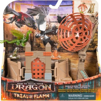 Spin master how to train your dragon: trial of flame - world of berk dragon capture playset (20156327) 6075595 681147107137
