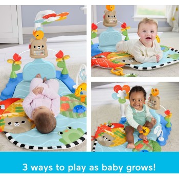Mattel fisher-price γυμναστήριο 3 σε 1 με περιστρεφομενο λουλουδι HYR60 194735254347