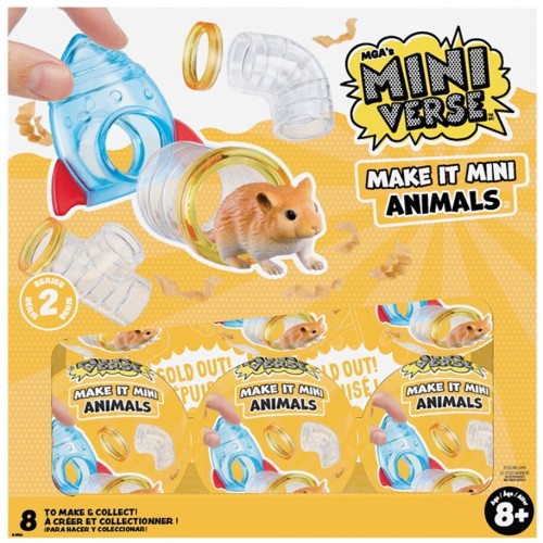 MGA Entertainment Mga's Miniverse Make It Mini Animals Mini Collectibles 531739 035051531739