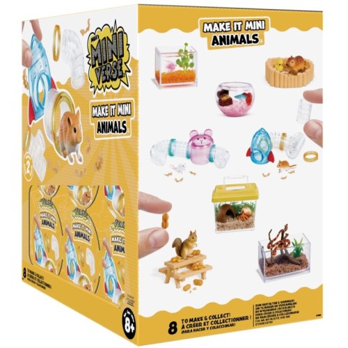 MGA Entertainment Mga's Miniverse Make It Mini Animals Mini Collectibles 531739 035051531739