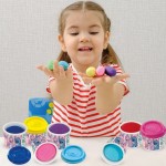 As company as Plasticine Stitch bag With 10 Jars and Lids Molds 280gr for 3+ Years 1045-03635 5203068036355