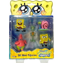 Just toys Spongebob Movie | Spongebob Movie 3D Mini Figures Pack 5 Asst. 0609 8056126060093