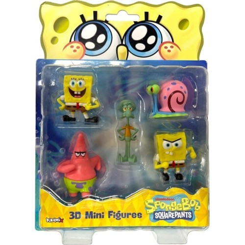 Just toys Spongebob Movie | Spongebob Movie 3D Mini Figures Pack 5 Asst. 0609 8056126060093