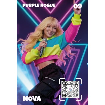 Just toys kpop demon hunters K-pop Stars | K - POP Stars Collectible Cards With Unique Choreographies KPS01 8436561096350