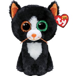 TY Beanie Boos Χνουδωτή Γατούλα Λευκή και Μαύρη 15εκ 1607-37388 008421373888