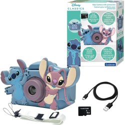 Lexibook dj078d, angel, disney stitch, 4-in-1 camera for children with protection, v 25.DJ078D 3380743106502